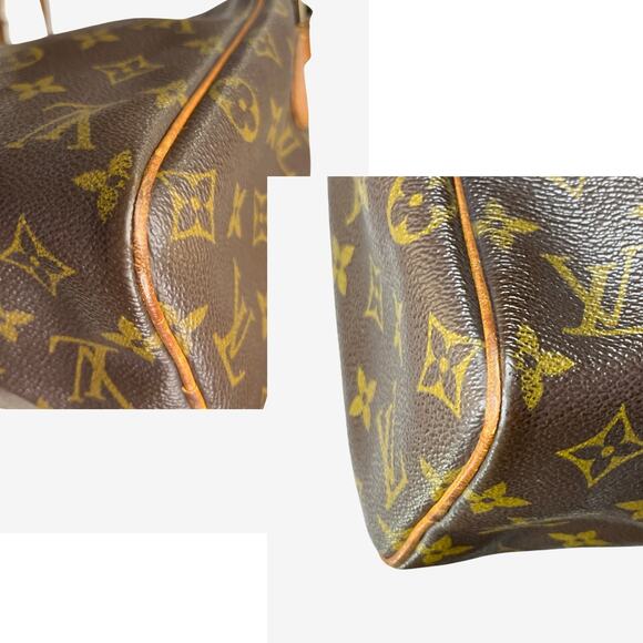 Vintage Louis Vuitton Reporter PM Monogram Shoulder Bag Leather Interior France - Picture 13 of 16